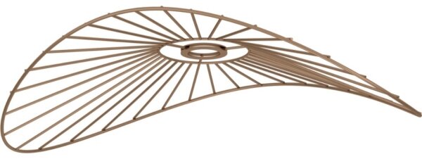 Brilagi - LED prisadené stropné svietidlo CERIA WIRE 1xE27/60W/230V 40x56 cm čierna/bronzová