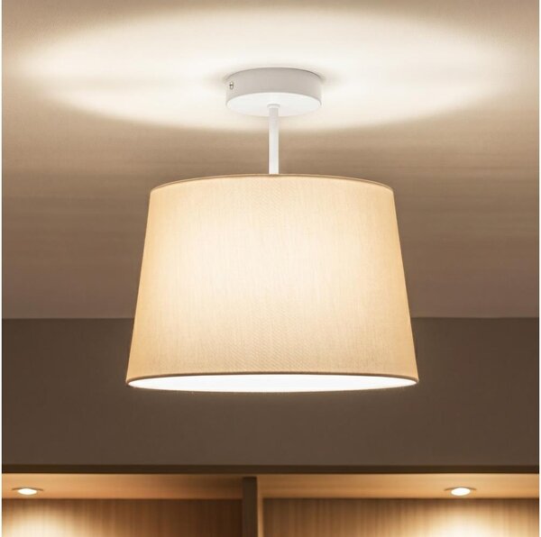 Brilagi - LED prisadený luster CERIA 1xE27/60W/230V priemer 30 cm biela/béžová