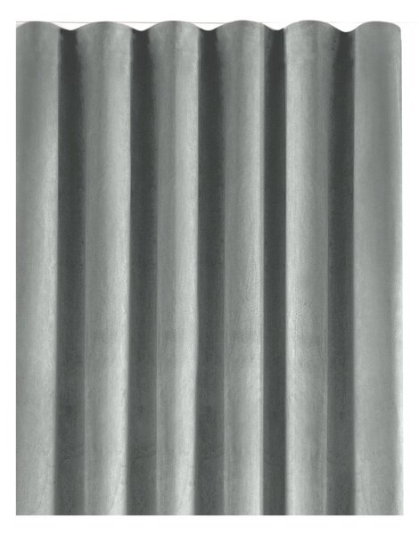 Sivý zamatový dimout záves 200x250 cm Velto – Filumi