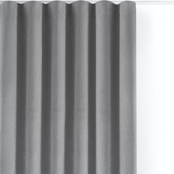 Sivý zamatový dimout záves 200x250 cm Velto – Filumi