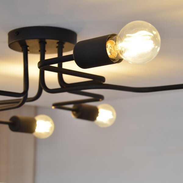 LED Prisadený luster TUBE 6xE27/15W/230V