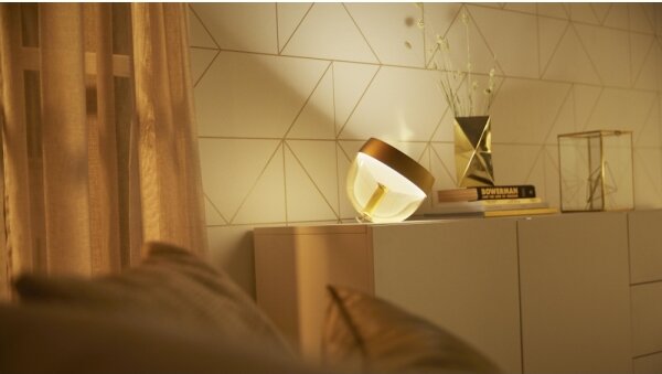 Philips - LED RGB Stmievateľná stolná lampaHue IRIS LED/8,2W/230V zlatá