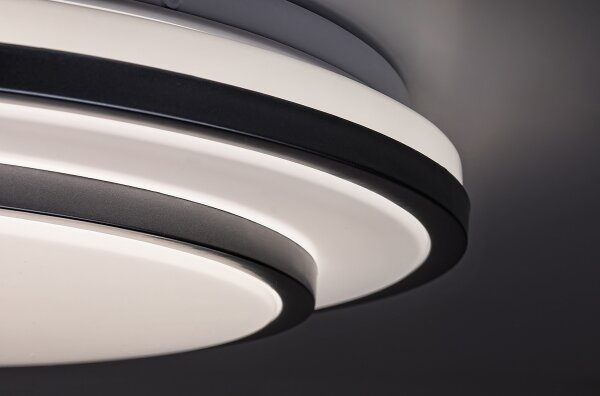 Rabalux 2131 - LED stmievateľné stropné svietidlo LUPITA LED/40W/230V strieborné + diaľkové ovládanie