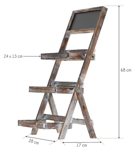Dekorstudio Dekorstudio Drevený stojan na kvety