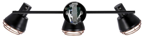 Bodové svietidlo NERIA 3xE14/40W/230V čierna/medená
