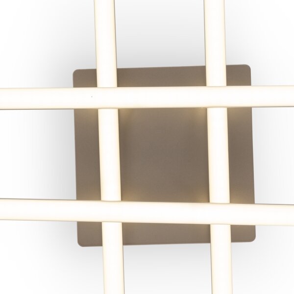 Brilagi - LED stropné svietidlo STRIPES LED/37W/230V strieborné
