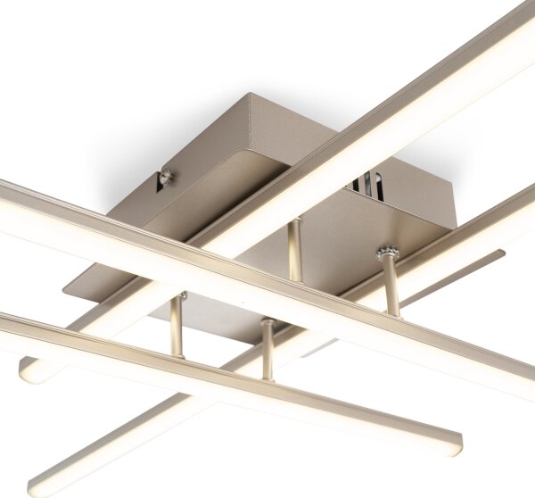 Brilagi - LED stropné svietidlo STRIPES LED/37W/230V strieborné
