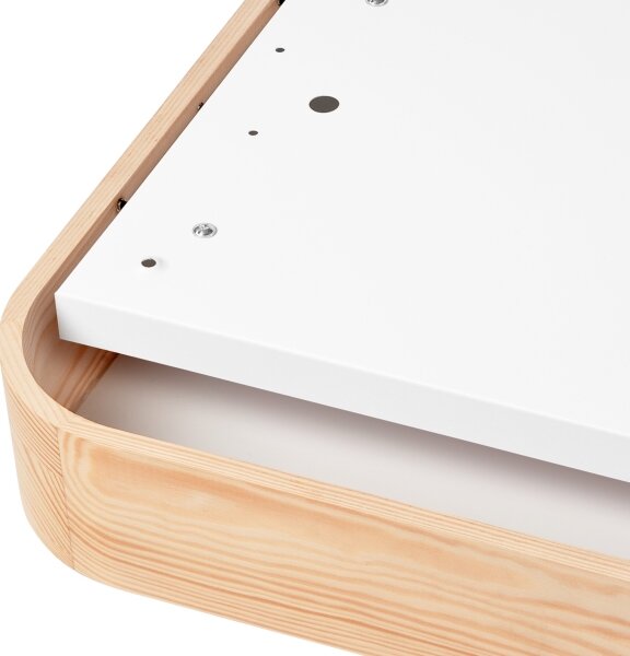 Stropné svietidlo NATURAL SQUARE 4xE27/15W/230V 45x45 cm borovica