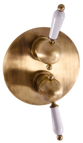 Slezák - RAV Vaňová/sprchová batéria 2-cestná s podomietkovým telesom LABE - L586KSM, Stará mosadz (Bronz)