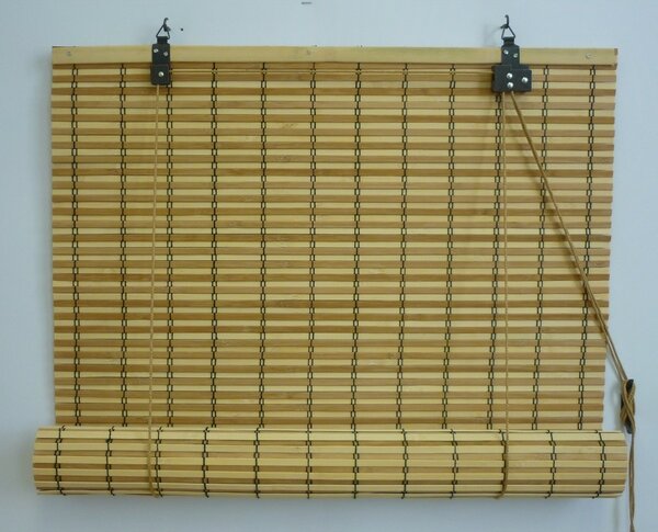Gardinia Roleta bambusová JAVA prír./čokoláda, 60 x 160 cm