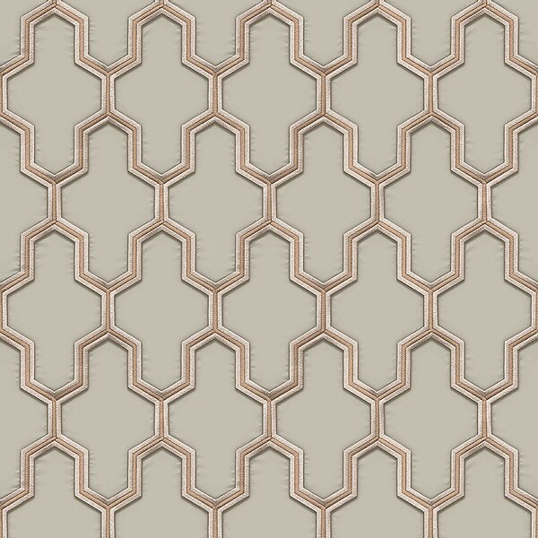 Luxusná vliesová geometrická tapeta WF121023, Wall Fabric, ID Design