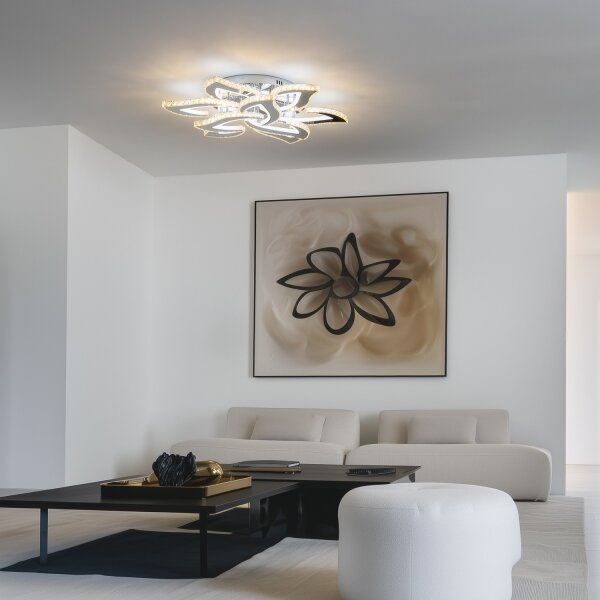 Brilagi - LED Stmievateľný prisadený luster TWIST LED/180W/230V 3000-6500K + DO