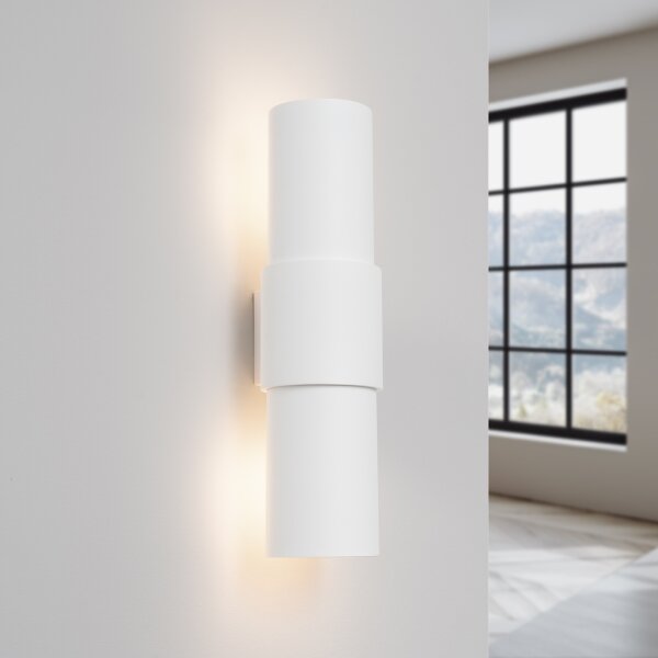 Sollux SL.1674 - Nástenné svietidlo FLASH 2xE27/15W/230V biela