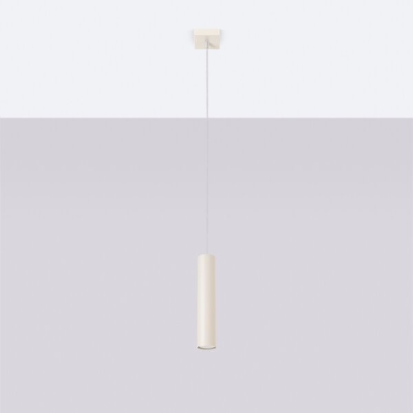 Sollux SL.1479 - Luster na lanku LAGOS 1xGU10/10W/230V krémová