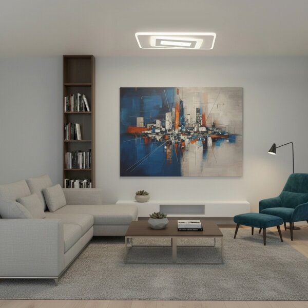 Brilagi - stmievateľné LED stropné svietidlo MODERN LED/51W/230V 3000-6000K + s diaľkovým ovládačom