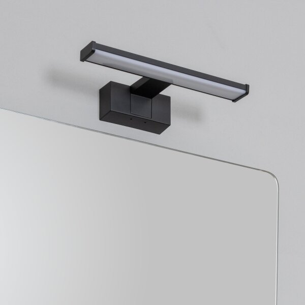 Brilagi - LED kúpeľňové osvetlenie zrkadla VESTRA LED/6W/230V 30 cm IP44 čierna