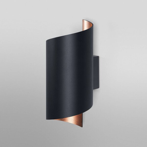 LEDVANCE SMART+ WiFi Orbis Wall Twist, čierna, Čierna, Chodba, Hliník, Moderný
