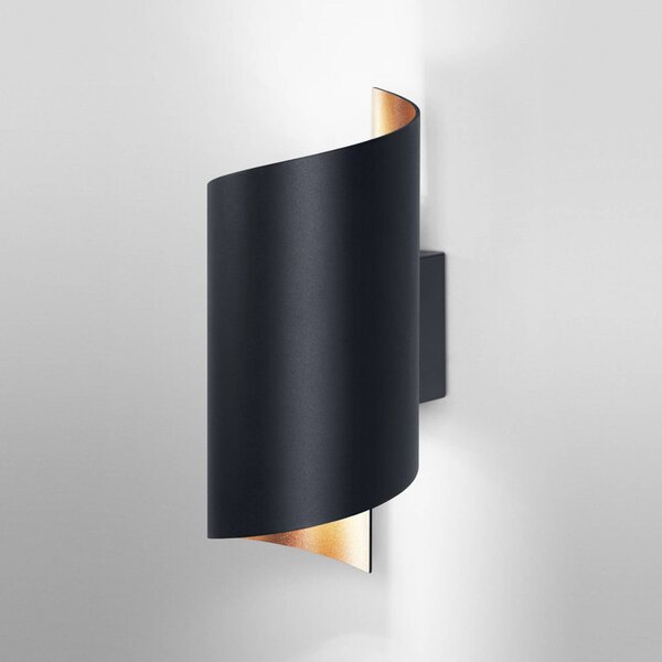 LEDVANCE SMART+ WiFi Orbis Wall Twist, čierna, Čierna, Chodba, Hliník, Moderný