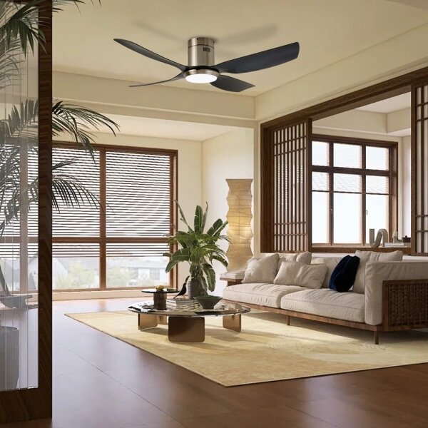 Immax NEO 07282L - LED+CCT stmievateľný stropný ventilátor PURE 24W/230V Wi-Fi Tuya + diaľkový ovládač