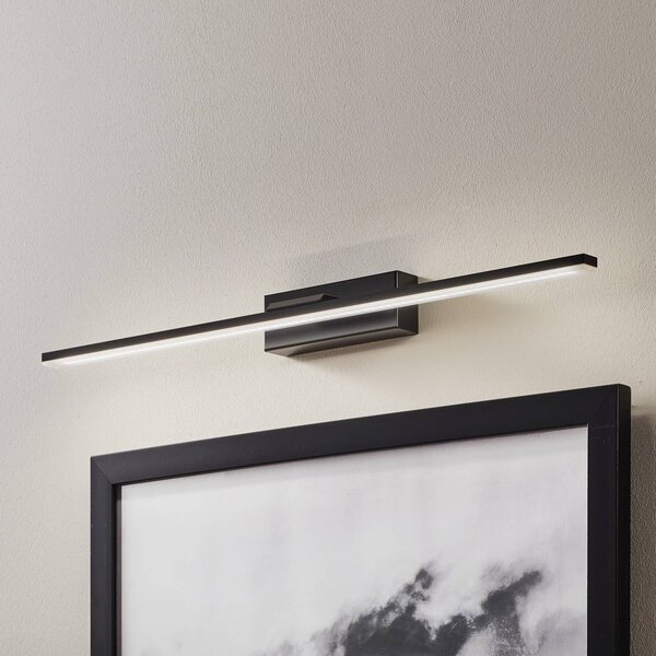 Nástenné svietidlo LED Miroir 60 cm čierne 4000K, Čierna, Kúpeľňa, Hliník, Moderný, Nástenné svietidlo