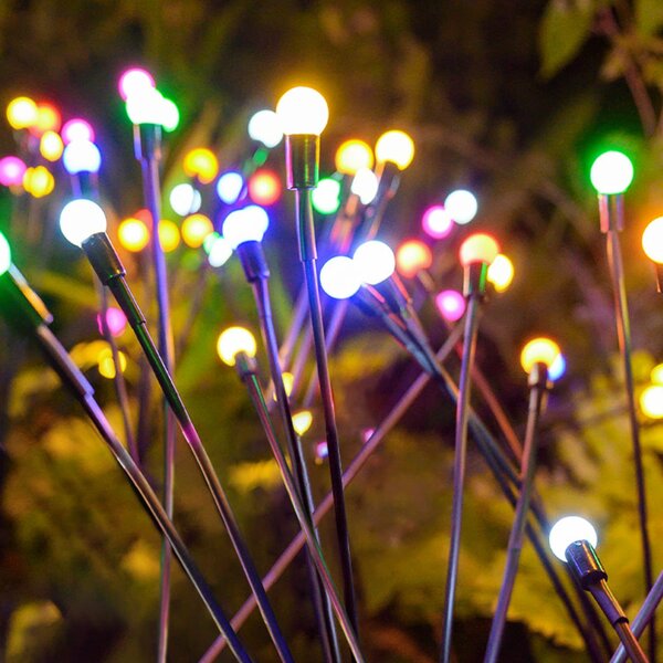 Bezdoteku LEDSolar vonkajšie svetlo Svetluška multicolor 2 ks, bezdrôtové, iPRO, 1W, multicolor farba