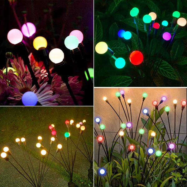 Bezdoteku LEDSolar vonkajšie svetlo Svetluška multicolor 2 ks, bezdrôtové, iPRO, 1W, multicolor farba