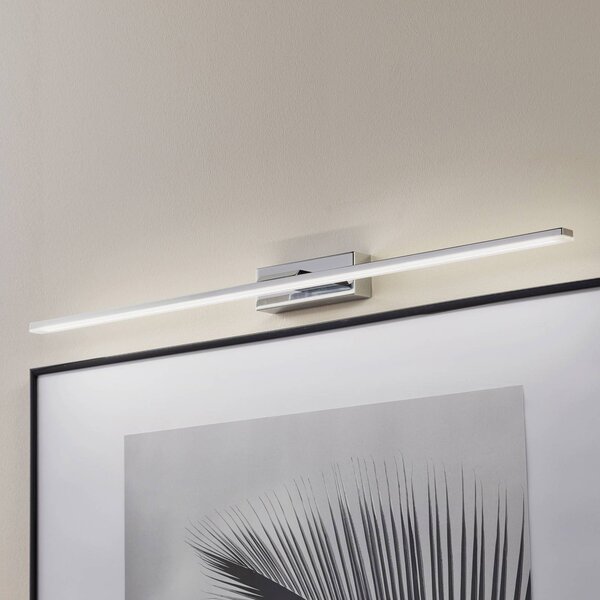 Nástenné svietidlo LED Miroir 80 cm chróm 4000K, Chrómová / strieborná, Kúpeľňa, Hliník, Moderný, Nástenné svietidlo