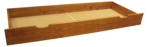 Zásuvka pod posteľ - 57 x 150 cm - pod 2/3 posteľe, jelša-lak