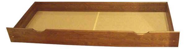 Zásuvka pod posteľ, 57x150 cm, dub-lak