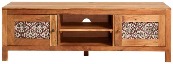 NÍZKA KOMODA, akácia, farba akácie, 140/45/42 cm Livetastic - Online Only drobný nábytok, Online Only