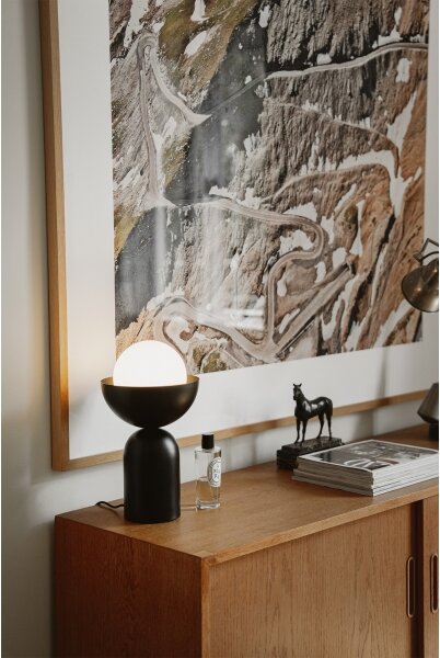Osram - Stolná lampa DECOR BOWL 1xE14/25W/230V čierna