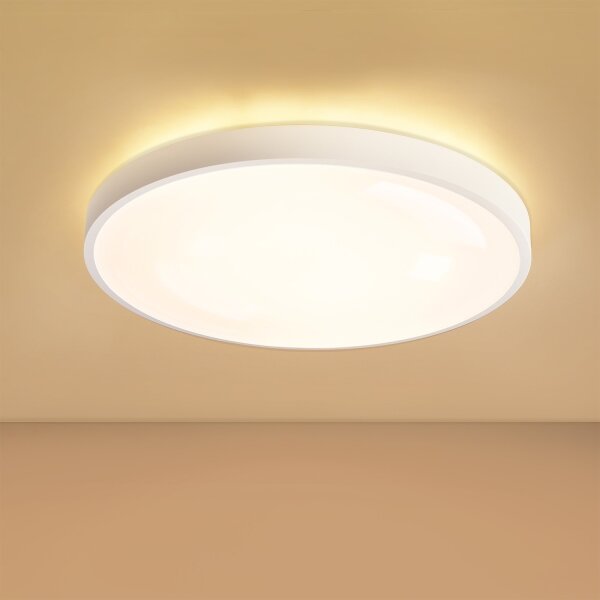 Brilagi - LED stmievateľné svietidlo GLASS POOL DOUBLE LED/60W/230V 50 cm biele + DO