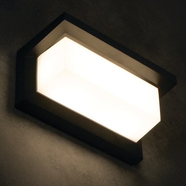Kanlux 45817 - LED Vonkajšie nástenné svietidlo LERTO LED/12W/230V IP54 čierna