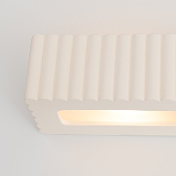 Sollux SL.1885 - Nástenné svietidlo RIGATA 1xE27/15W/230V keramika/biela