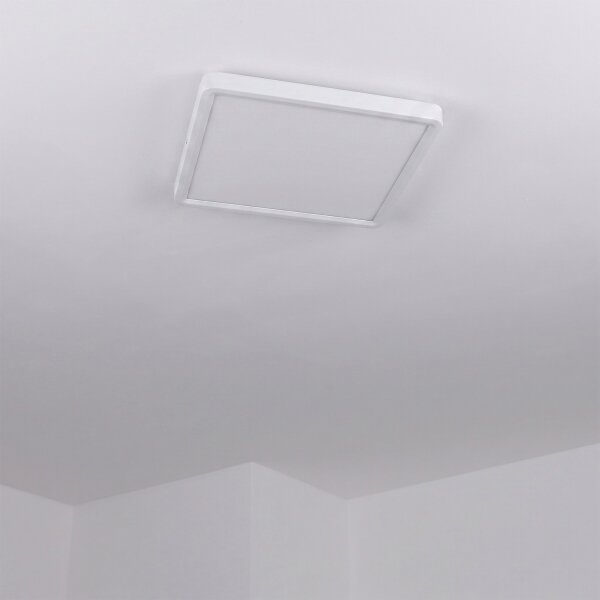 Brilagi - LED stmievateľné stropné svietidlo ESTELA SQUARE LED/36W/230V 31x31 cm biela + diaľkové ovládanie