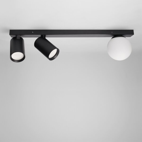 Brilagi - Bodové svietidlo SELE BALL 2xGU10/30W/230V + 1xG9/10W čierna