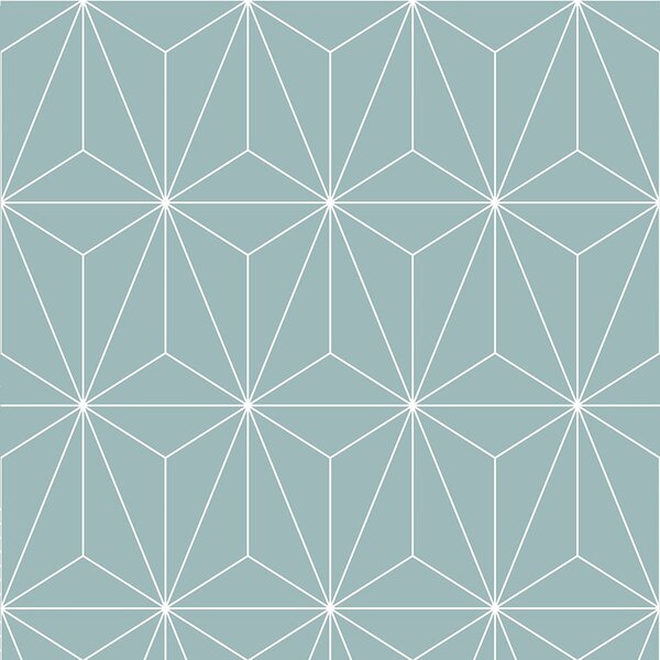 Zelená/mint vliesová tapeta geometrický vzor 104738, Formation, Graham & Brown