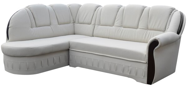 Rozkladacia sedačka LORD, 250x105x180, soft017white, ľavá