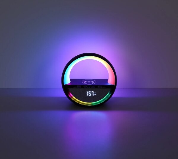 Globo 39907S -LED RGBW Dot nabíjacia stolná lampa s reproduktorom SOUNDRA LED/3,5W/5V 1800 mAh