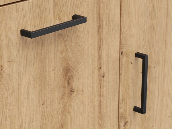 KOMODA, dub artisan, 80/115/40 cm Carryhome - Komody