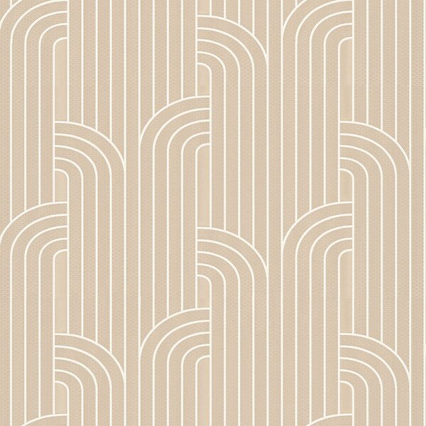 Luxusná béžová vliesová tapeta geometrický vzor Z76034, Vision, Zambaiti Parati