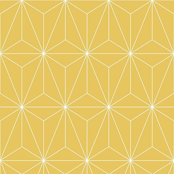 Žltá vliesová tapeta geometrický vzor 104741, Formation, Graham & Brown