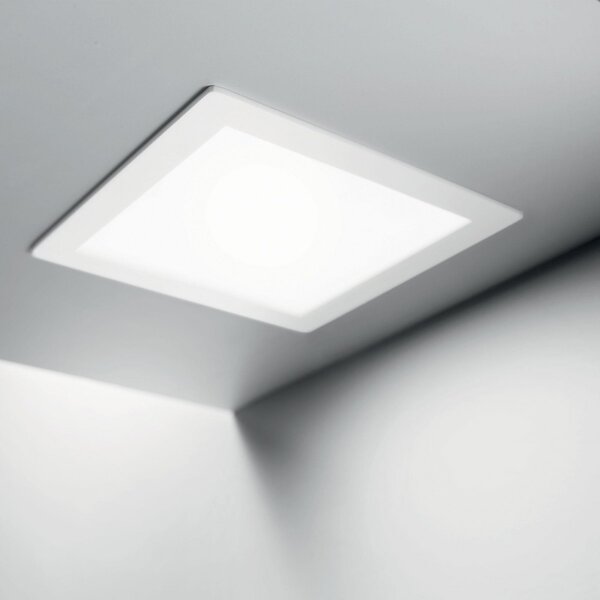 Prisadené stropné svietidlo Ideal lux GROOVE 124001 - biela