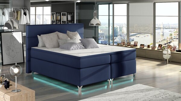 Čalúnená posteľ BASILIO, bez LED, 180x200 cm, soft 09