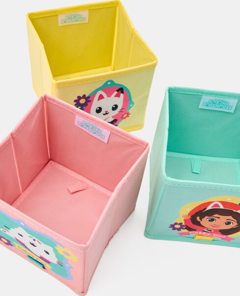 Sinsay - Súprava úložných boxov 3 pack Gabby's Dollhouse - viacfarebná