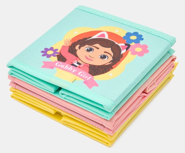 Sinsay - Súprava úložných boxov 3 pack Gabby's Dollhouse - viacfarebná