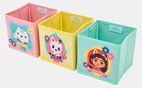 Sinsay - Súprava úložných boxov 3 pack Gabby's Dollhouse - viacfarebná