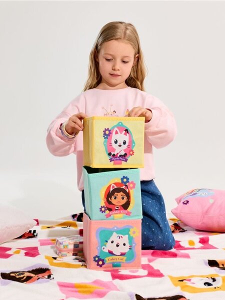 Sinsay - Súprava úložných boxov 3 pack Gabby's Dollhouse - viacfarebná
