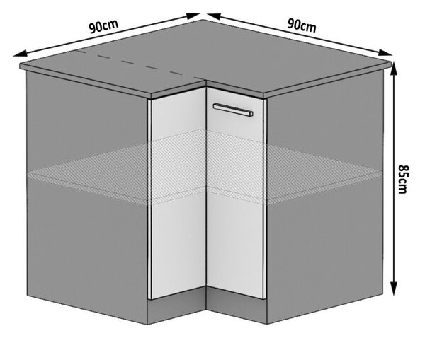 Kuchynská linka UNIQAPLUS | dub wotan 420 cm