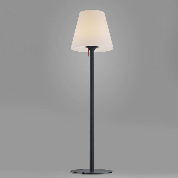 Vonkajšia stojacia lampa Helestra Moris-XL, Čierna, kov, Moderný, Stojaca lampa